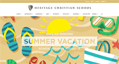 Desktop Screenshot of heritage-schools.org