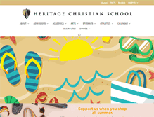 Tablet Screenshot of heritage-schools.org